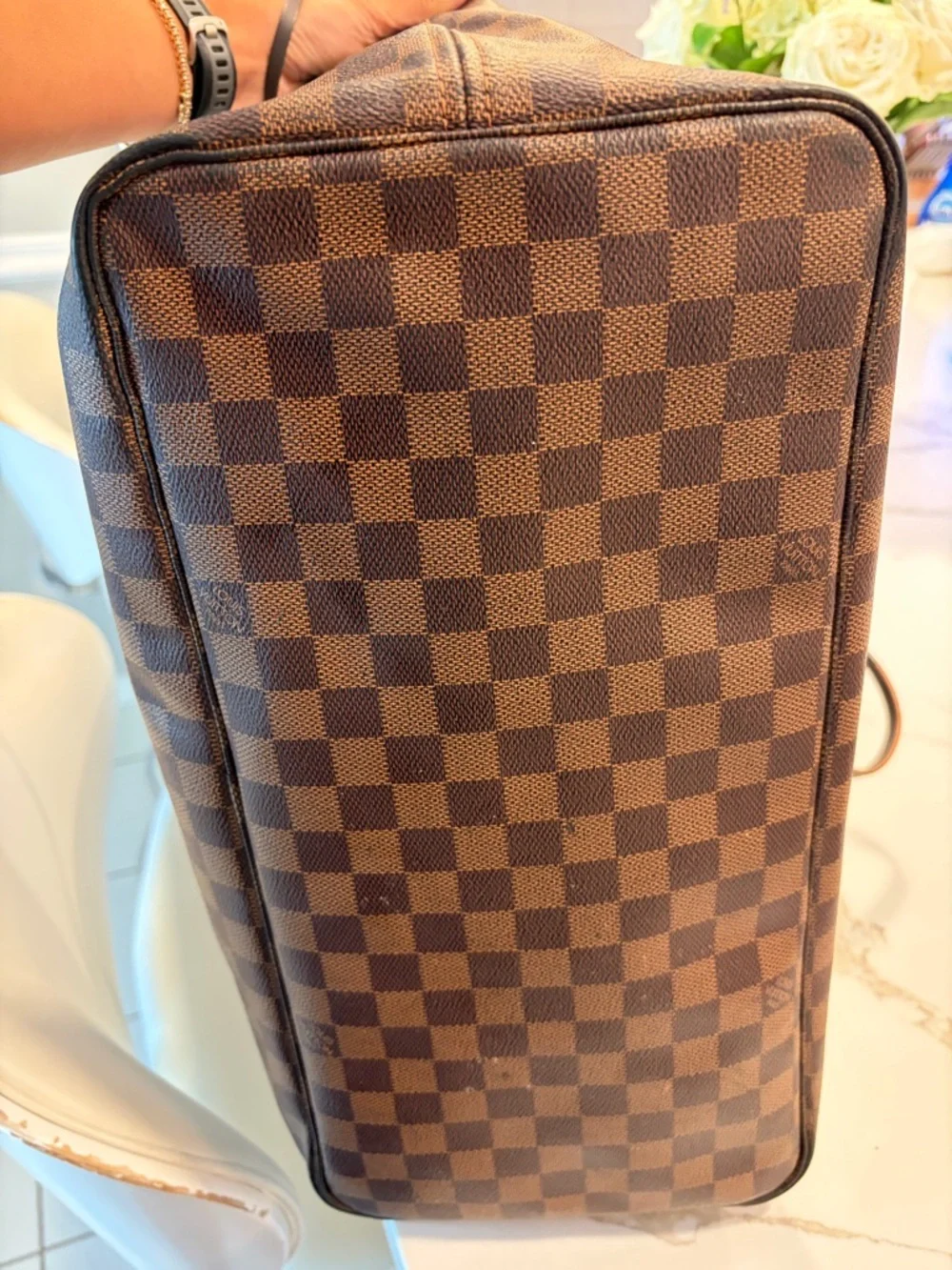 Louis Vuitton Brown Damier Ebene Tote
